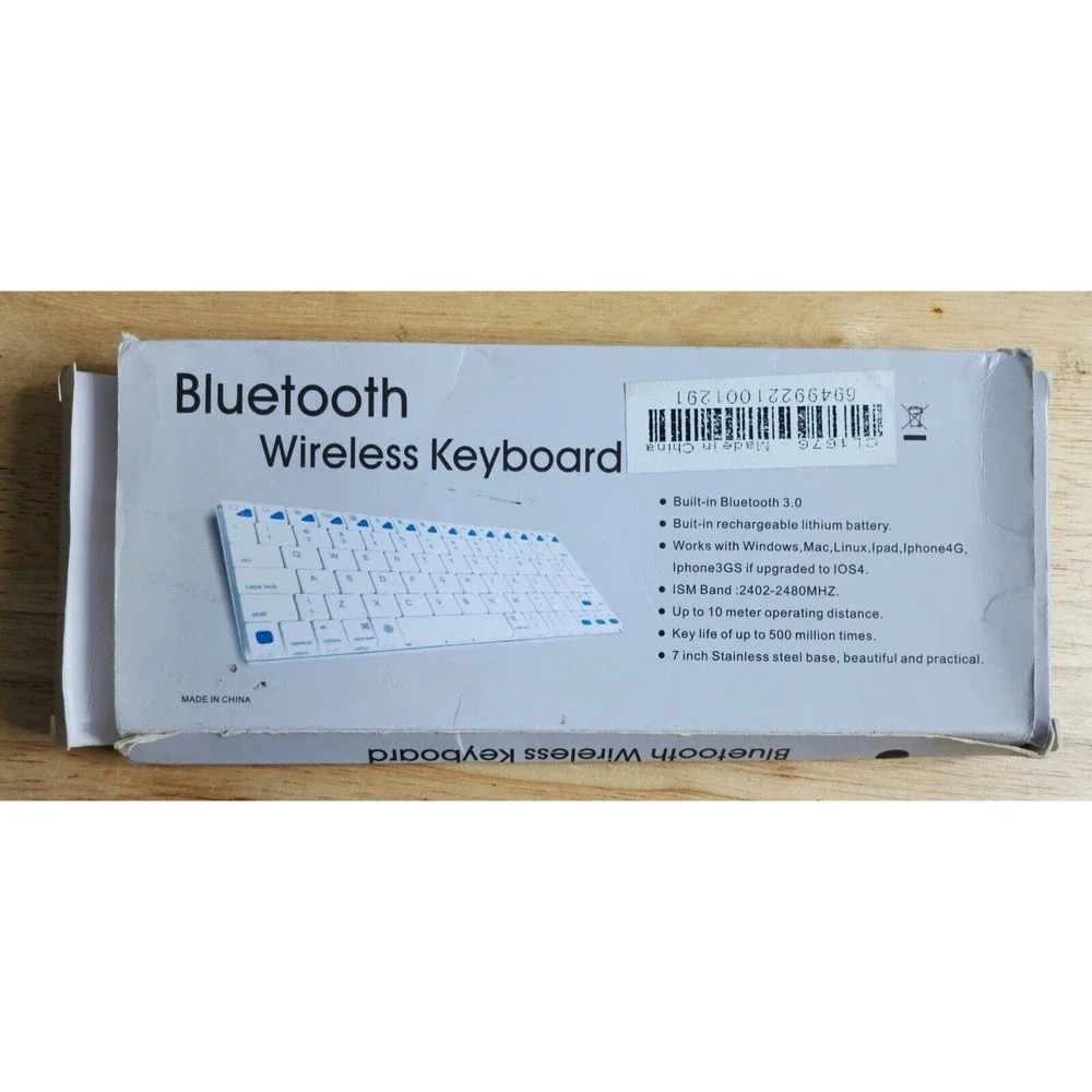 Mini Slim Bluetooth 3.0 Wireless Compact Keyboard